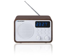 Nešiojama Radijo Stotis - Blaupunkt PP7BT Bluetooth USB Žadintuvas Ruda/Balta