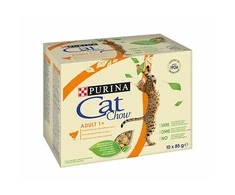 Purina Nestle Drėgnas Kačių Maistas - PURINA Cat Chow Vištiena Ir Cukinija 10x85g