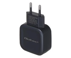 QOLTEC 50186 kintamosios srovės adapteris 17W 5V 3,4A 2xUSB