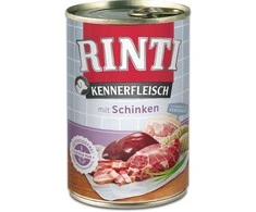 Šunų Maistas - RINTI Kennerfleisch Šoninės Drėgnas Maistas 400g Be Glitimo Kiauliena