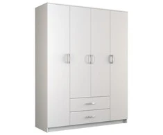 Top E Shop Drabužinė - Topeshop Romana 160 Biel Kplb 11 Lentynos 4 Durys Balta