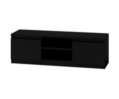 TV staliukas Top E Shop Televizoriaus Staliukas - Topeshop RTV120 CZAR, 2 lentynos, juodas