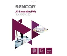 Sencor Laminavimo folija A3 25 vnt. Sencor SLA FA3M250