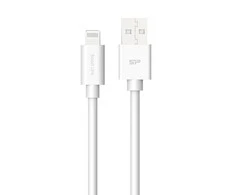 Silicon Power USB Type-A iki Lightning Cable LK15 MFi Apple, PVC, Baltas