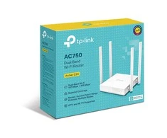 Maršrutizatorius TP-LINK | Dviejų juostų propeleris | Lankininkas C24 | 802.11ac | 300+433 Mbit/s | 10/100 Mbit/s | Ethernet LAN (RJ-45) jungle 4 | Tinklelio atramos Nr. | MU-MiMO Taip | Nėra mobiliojo plačiajuosčio ryšio | Antenos tipas 4xFiksuota