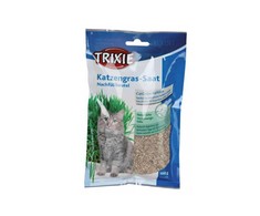 TRIXIE Žolė katėms, dubenėlyje apie 100 g (Miežiai)