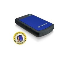 Išorinis kietasis diskas Transcend 25H3B 2.5'' 1TB USB3, Triguba smūgių slopinimo sistema