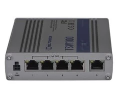 Šakotuvas PRAMONINIS SWITCH'AS POE TSW100 5 PRIEVADŲ, 4 PoE Teltonika