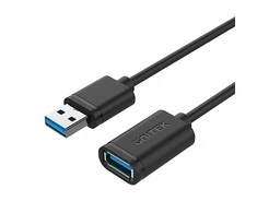UNITEK Y-C457GBK Unitek USB plėtinio keitiklis USB3.0 AM-AF, 1,0m Y-C457GBK