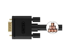 UNITEK Y-C503 Unitek Cable VGA HD15 M/M 1,5 m, Premium, Y-C503