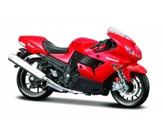 Maisto Kawasaki Ninja ZX-14 motociklo modelis su stovu 1/18