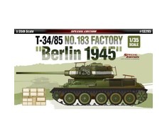Academy T-34/85 Berlin 1945 tanko surenkamas modelis 1/35, 13295