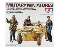 Tamiya – Vokietijos tankininkų divizijos priekinės linijos žvalgybos komanda, 1/35, 35253