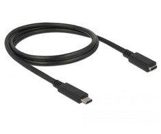 DELOCK ilgintuvas SuperSpeed USB USB 3.1 Gen 1 USB Type-Cmale > moteriškas 3 A 0,5 m juodas