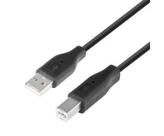 Maitinimo laidas TB AKTBXKU1PABW18B, USB A/USB B, 1.8m