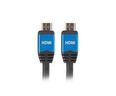 LANBERG CA-HDMI-20CU-0010-BL kabelis HDMI M/M V2.0 1M Juodas Premium