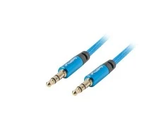 LANBERG CA-MJMJ-10CU-0020-BL Premium Cable Audio Mini lizdas, 3,5 mm 3 kontaktų. 2 m į pietus