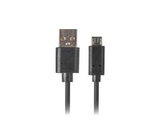 LANBERG CA-USBM-20CU-0018-BK laidas Quick Charge 3.0 USB Micro-B M ->A M 1.8M Juodas