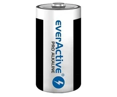 Alkalinės Baterijos - EverActive Pro LR20 D - Lizdinė Plokštelė 2 Vnt.