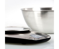 Steel Elektroninės virtuvinės svarstyklės su dubeniu ELDOM WK320S, plieninės