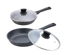 Riposo Maestro MR-1225-24 keptuvė su granitine danga ir dangčiu 24cm