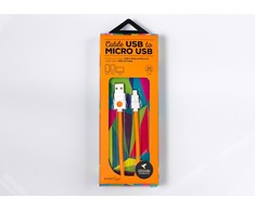 Lark Origami USB į Micro USB laidas 1m oranžinis