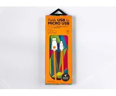 Lark Origami USB į Micro USB laidas 1m oranžinis
