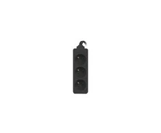 LANBERG PS0-03E-0150-BK 1.5M Juodas 3X 230V Lanter EXTENSION PL. CABLE FROM FULL COPPER