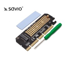 M.2 Adapteris - Savio AK-41 PCI-E Išplėtimo Kortelė