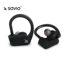 Belaidės Ausinės - Savio TWS-03 Juodos