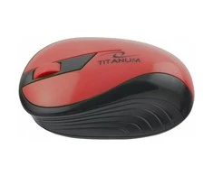ESPERANZA TITANUM RAINBOW Optinė belaidė pelė 3D 2.4 GHz 1000 DPI 3D Raudona