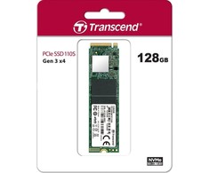 TRANSCEND 128GB M.2 2280PCIe Gen3x4 3D TLC be DRAM