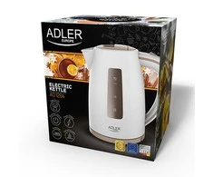 Adler | Virdulys | 1264 m. AD | Standartinis | 2200 W | 1,7 l | Plastikas | 360° sukamasis pagrindas | Baltas