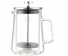 Zaparzacz Stūmoklinis kavos / arbatos virimo aparatas, stiklinis, 0,60 l Klausberg