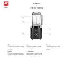 Zwilling Power Blender Pro Enfinigy Kokteilinė, juodos spalvos (53001-001-0)