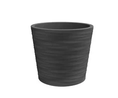 Nicoli ø30x26cm vazonas Hermes 30 antracito spalvos