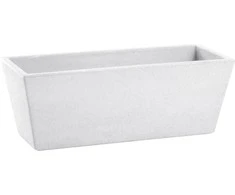 Nicoli 40x20x18cm lovelis Mysia 40 baltos spalvos