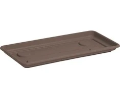 Nicoli 75x34x6cm lėkštelė Sottocassetta Mega 80, rusvos spalvos