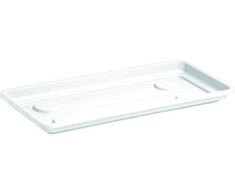 Nicoli 75x34x6cm lėkštelė Sottocassetta Mega 80, baltos spalvos