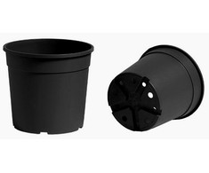 Nicoli 2,4l vazonas CONTAINER IME 17cm juodas