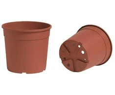 Nicoli 4,4l vazonas CONTAINER IME 21cm rudas