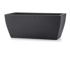 Teraplast Italija Teraplast 79x39x33cm vazonas Jardinera Veneto 80 antracito spalvos