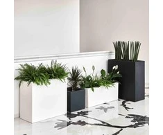 Teraplast Italija Teraplast 79x39x90cm vazonas Schio Tower Maxi 80 antracito spalvos