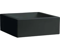Nicoli 40x40x15cm vazonas Minos 40 antracito spalvos