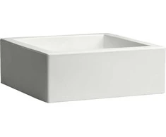 Nicoli 60x60x22cm vazonas Minos 60 baltos spalvos