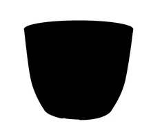 Nicoli Ø38x30cm vazonas su išimamu konteineriu Conca Style 38, antracito spalvos