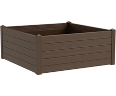 Teraplast Italija Teraplast 100x100x40cm vazonas su vandens rezervuaru Trama 003, moka spalvos