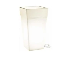 Teraplast Italija Teraplast 38x38x80cm šviečiantis vazonas STALK LUCE 80