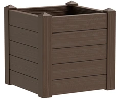 Teraplast Italija Teraplast 42x42x40cm vazonas su vandens rezervuaru Trama 001, moka spalvos