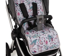 CebaBaby CebBaby įdėklas vežimėliui dvipusis 33x85 Plumas